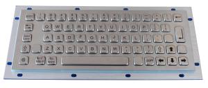 Quality Professional IP65 Vandal Resistant Stainless Steel Metallic Keyboard Waterproof wholesale
