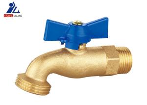 Quality Aluminum Handle HPB57 Brass Bibcock Valve Ball Wear Resistance wholesale