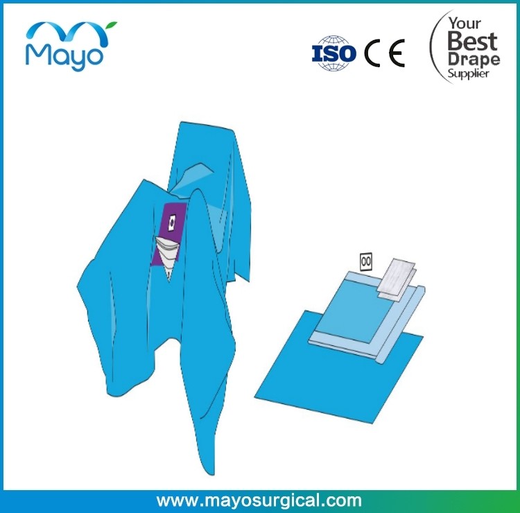 Customized procedure pack Surgical Gynaecology Drape Set Premium
