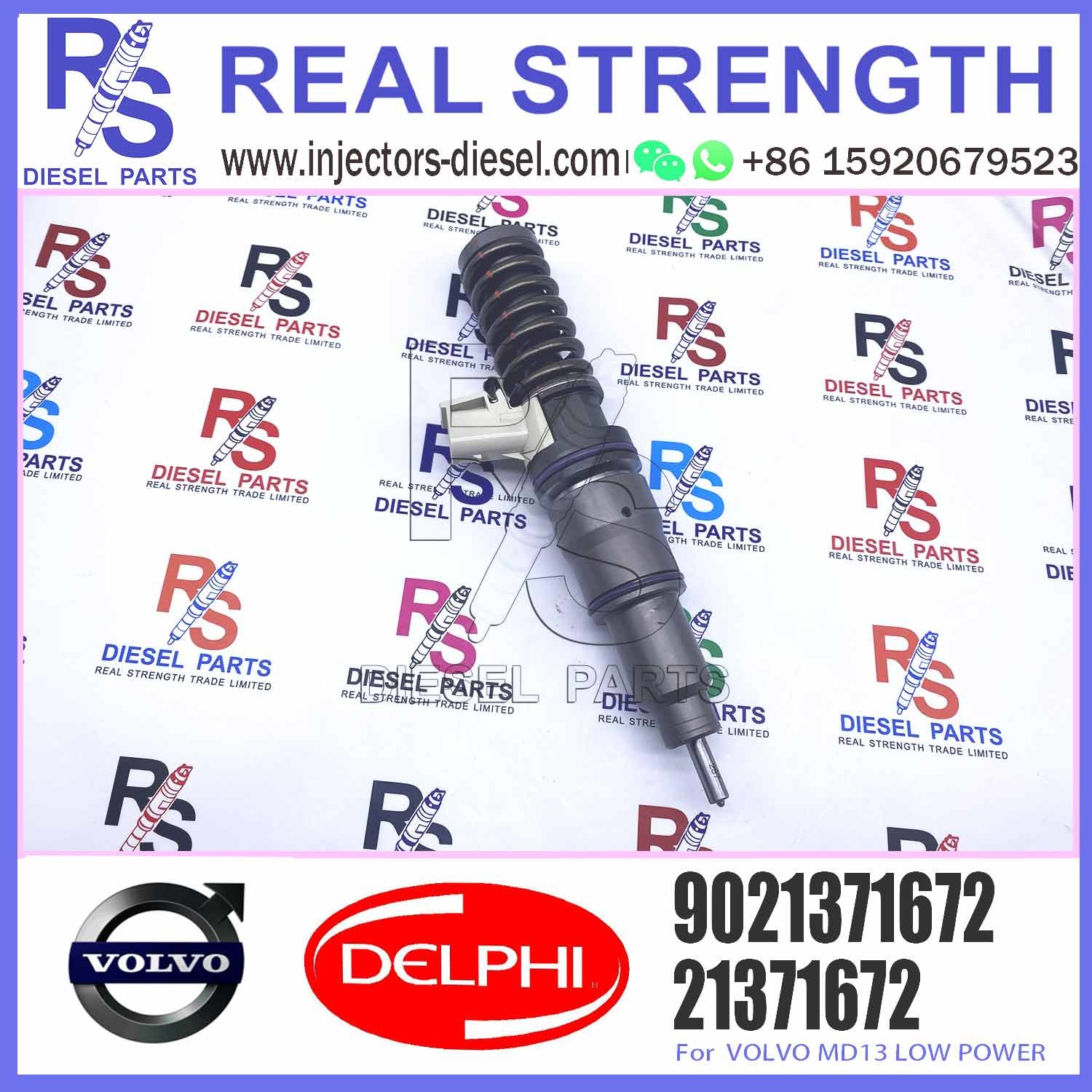 Diesel Fuel Injector 21371672 7421340611 9021371672 3801618 21340611 85003263 BEBE4D24001 For V-O-L-V MD13 LOW POWER