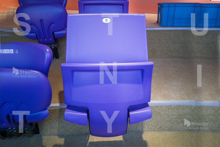 BS5852 Crib5 Plastic Stadium Seats For Basketball Stadium