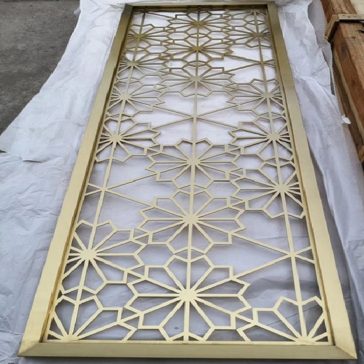 Multi-Functional Stainless Steel Room Divider Partition Wall Decoration Background Panel