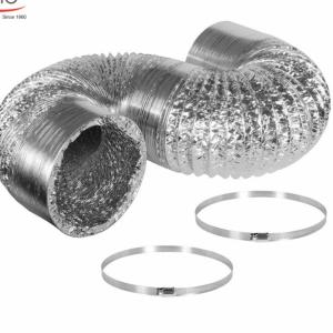Quality 100Mu 25MM Aluminium Foil Flexible Duct For Ventilation wholesale