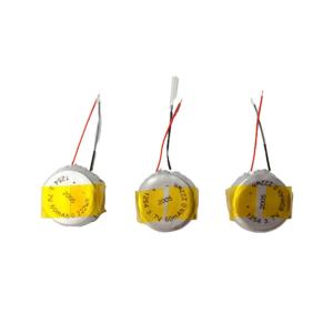 Quality 1C Rechargeable Li-Polymer Battery Pack Button 3.7V 60mAh LiPo Battery Offers wholesale