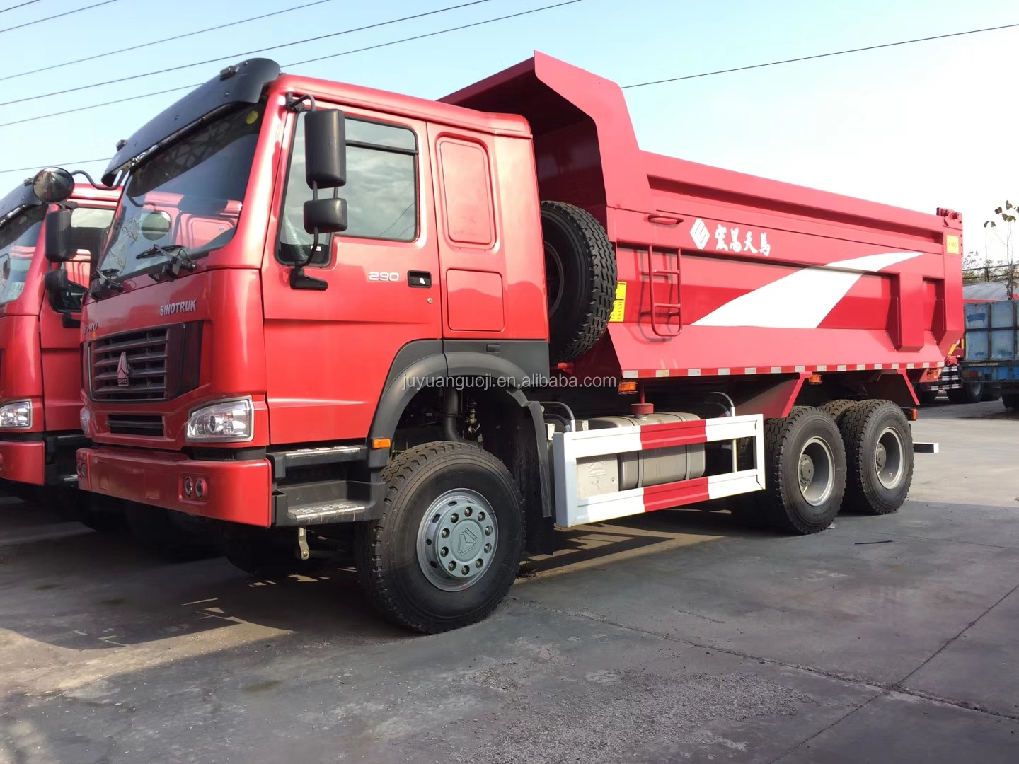 Manual Transmission 60 Cubic Meter Tipper Trailer 40 Ton Sand Tipper Trucks Logo Printing