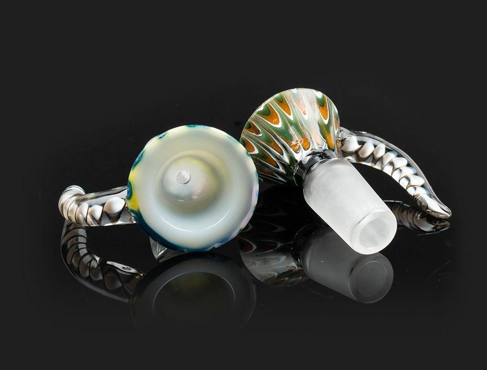Overstock Glass Water Bong Bowl 18mm Or 14mm Size Mix Colors