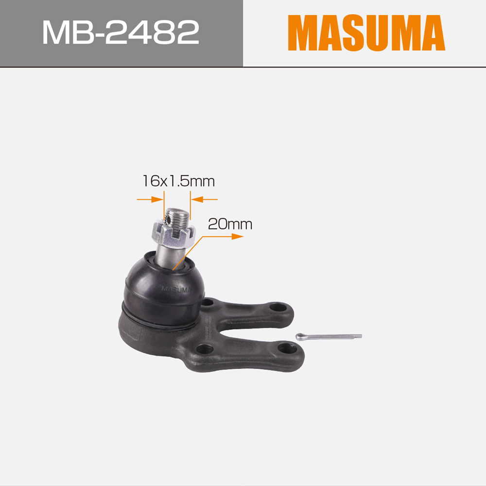 MB-2482 MASUMA Auto Parts Ball Joint 43330-29125 43330-29515 for TOYOTA GRAND HIACE