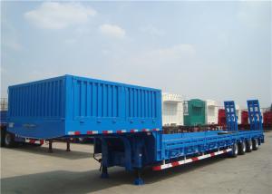 Quality 3/4 Axles Heavy Duty Low Bed Semi Trailer Steel Material High Load Capacity wholesale
