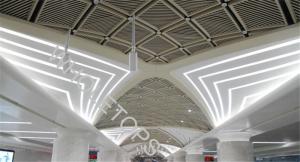 Quality 4.5MM 600mm Width Perforated Aluminum Panel For Airport Rail Way Station BRT wholesale