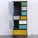 142cm Solid Wood Corner Cabinet