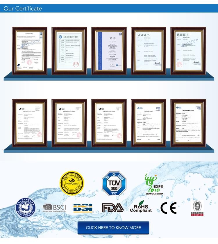 Customized Alkaline Bluetech Water Filter Pitcher CE Approved Serviceable
