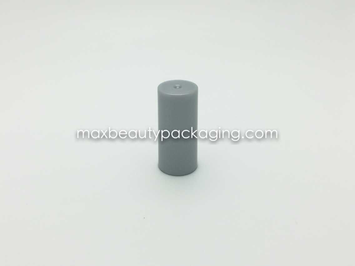 N1029 injection gray nail polish cap with pearl effect nail polish packaging plastic cap uv coating color available