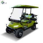 6 Seater Electric NVE LSV Limousine Golf Cart With Rainproof Sunshade Curtains