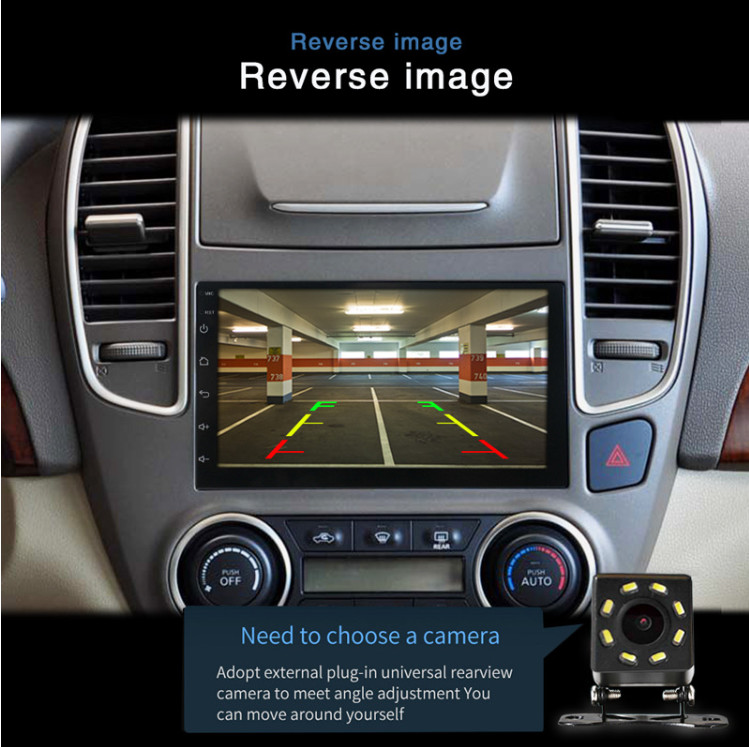 7 Inch Android Auto 2 Din Radio Android 9.1 Car Stereo Universal Multimedia Player 16GB