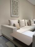 Italian Minimalist Luxury Hotel Furniture Corner Living Room Large Sofa
