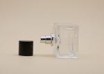 Heavy Wall Square Glass Perfume Bottles , 50ml Glass Perfume Bottles