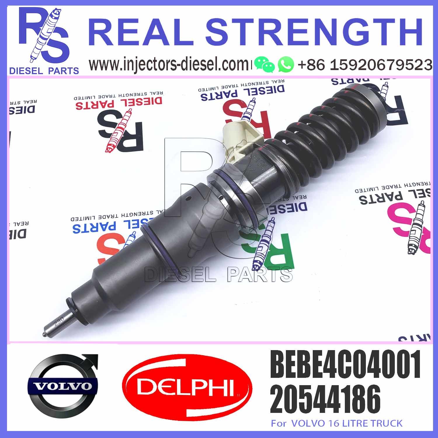 85000318 diesel fuel injector 2 pins injector BEBE4C04001 For V-O-L-V FH 16 D16C Euro 3