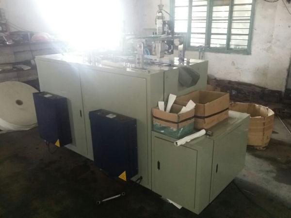 Ice Cream Paper Tube Making Machine , 40-50pcs/Min Ice Cream Cup Manufacturing