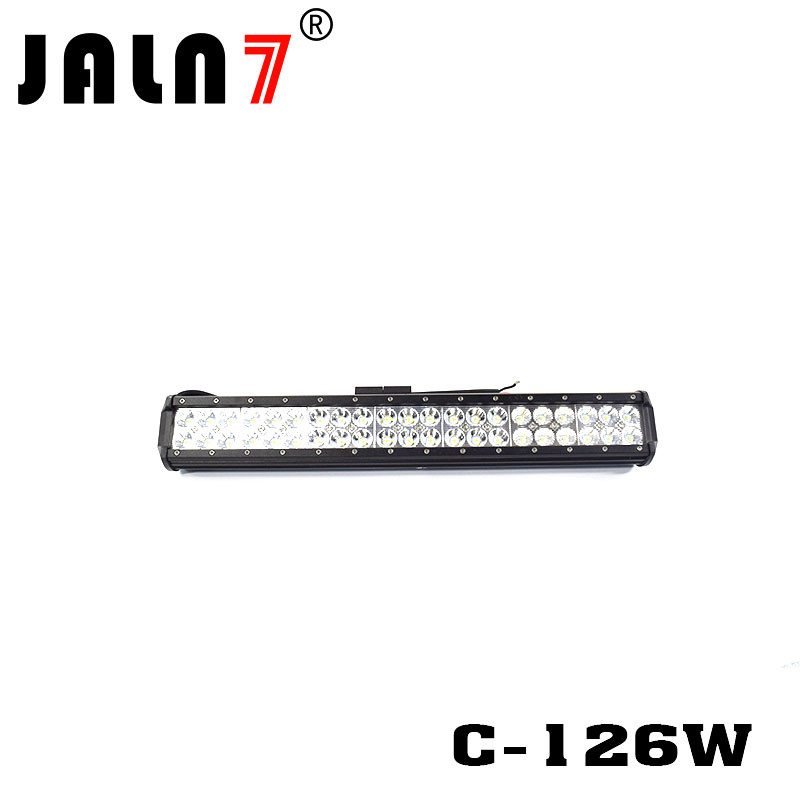 LED Light Bar JALN7 126W CREE Spot Flood Combo LED Driving Lamp Super Bright Off Road Lights LED Work Light Boat Jeep