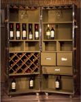 classic old style antique high wine cabinet