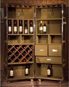 Quality classic old style antique high wine cabinet wholesale