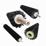 Industrial Nylon Bristle Cylindrical Cleaning Brushes For Fruit Vegetable