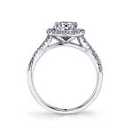 Lab Diamond Wedding Band VVS Clarity HPHT Round Cut Lab Grown Diamond Ring
