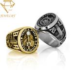 Women'S High School 925 Silver Customized Class Rings