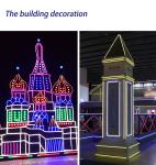 230V Outside rain-proof IP65 flexible led neon light for bridge decoration