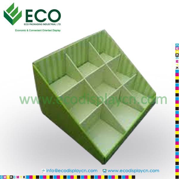 Cardboard Counter Top POP Display With Divider