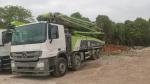 Zoomlion 56m Semi-Dry Shotcrete Concrete Pump Truck for Shotcreting on Mercedes
