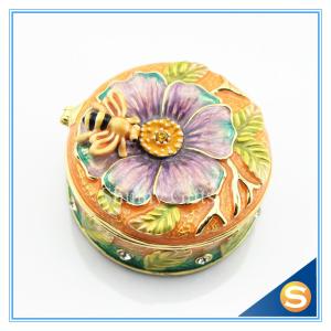 Quality Butterfly Ring Box Metal Trinket Box Jewelry Boxes wholesale