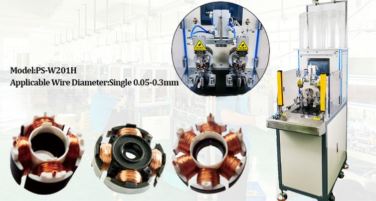 Automatic Induction Motor Winding Machine for 2-50mm Stator Thickness 10 KG Max. Load