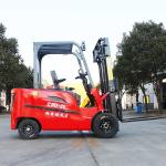 60V 4x4 Powered Forklift Fork-lift Truck 2.5T Full Electric Pallet Stacker