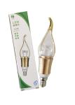 9V 3W Ra90 4000K Led Flame Tip Candle Light Bulbs
