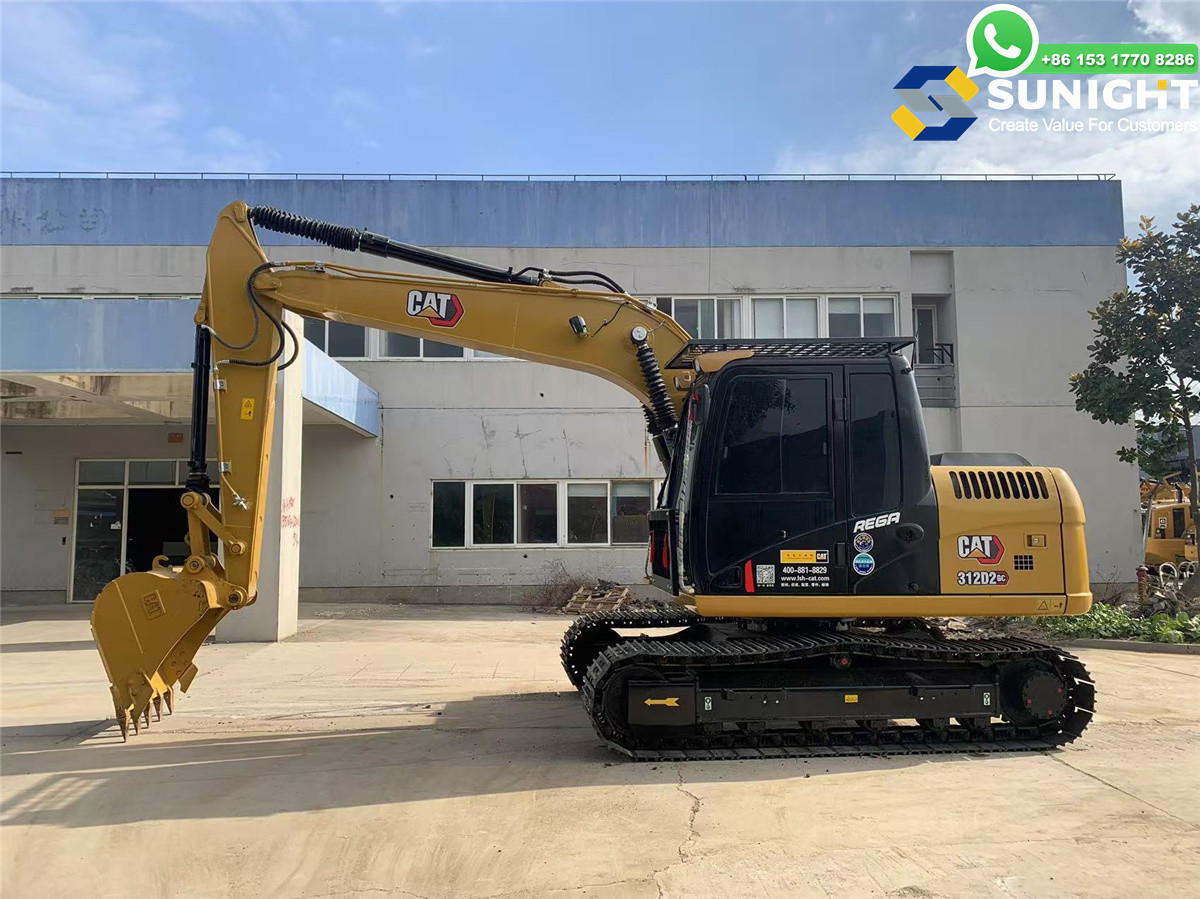 Used Excavator Caterpillar CAT 312D Low Working Hours CAT312D 12 Ton