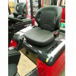 Forklift Spare Parts PVC Leather black color forklift seat with adjustment of