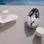 Outdoor Furniture Balcony Leisure Recline Rattan Chair Beach Lounger Swimming