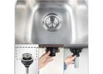 Bathroom Drain Filter 304 Piercing Stainless Steel Kitchen Sink Strainer