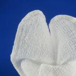 White 100% Cotton refreshing airline hot face towel for aircraft