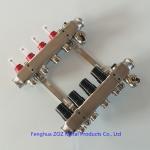 Stainless Steel Central Floor Heating Pipe Manifold , Pex Radiant Floor Heating
