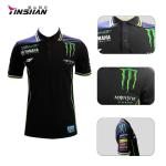 Wicking Breathable Custom Design Pit Crew Team Motorcycle Polo Shirt
