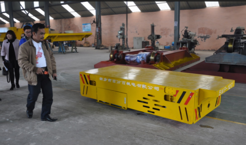 AC power 30t heavy duty rotating platform cart for Saudi Arabia painting line