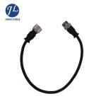 IP55 3 Pin GX16 Aviation Connector Din Extension Cable