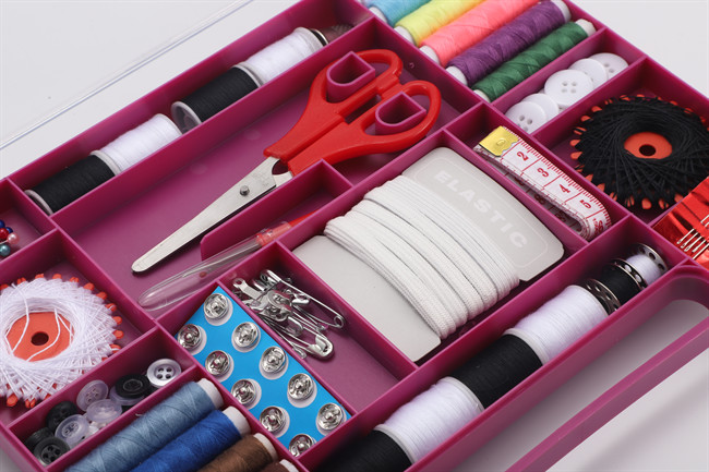 mini Sewing Box set for beginners Large Professional Thread Kit Plastic Needle Thread Tools Supplies Starter Set