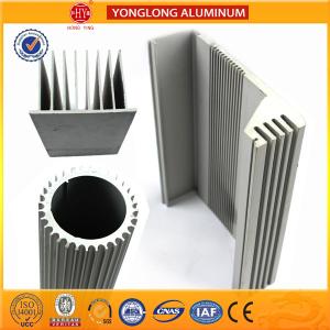 Quality Silver White Industrial Powder Coated Aluminium Extrusions Heat Insulation wholesale