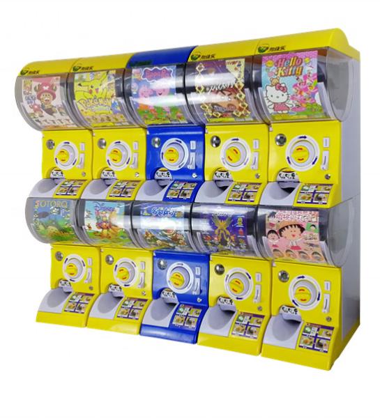 Cheap Coin Operated Arcade Claw Machine  ,  Gashapon Dispenser Display Plastic Capsule Toy Vending Machine for sale