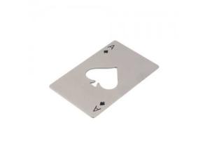 Quality Poker ACE Stainless Steel Beer Bottle Opener,Cool innovative credit card sized stainless steel pocker bottle opener, bru wholesale