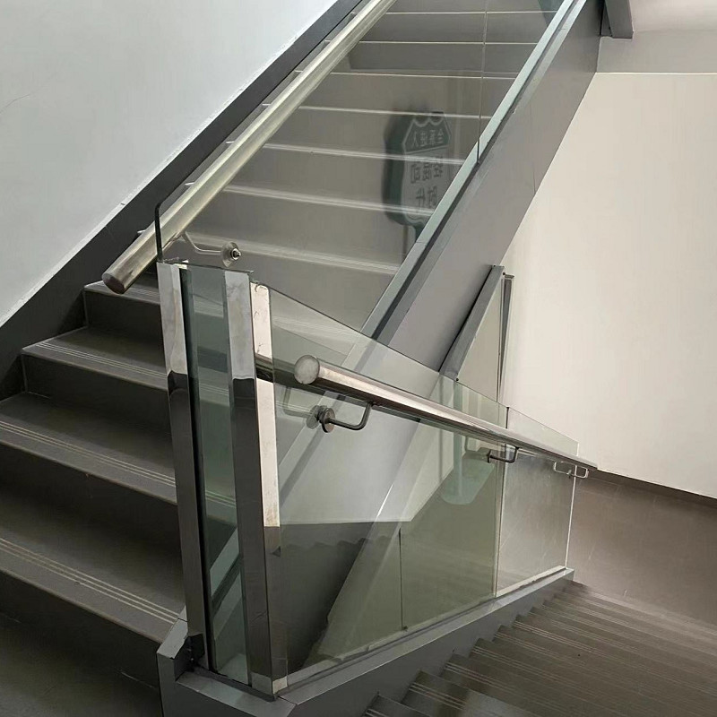 High Speed Rail Mounted Balcony Protection With Stainless Steel / Aluminum