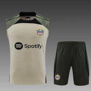 Quality Off White Football Training Vest Polyester Fabric OEM ODM Training Soccer Vest wholesale